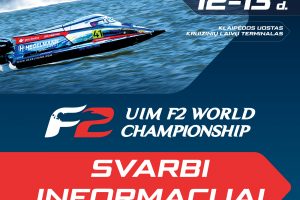 Keičiasi vandens formulių pasaulio čempionato parado vieta ir laikas