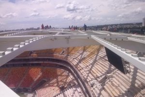 Iš Klaipėdos – į džiungles statyti stadiono