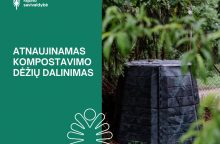 Vilniaus rajone atnaujinamas kompostavimo dėžių dalinimas